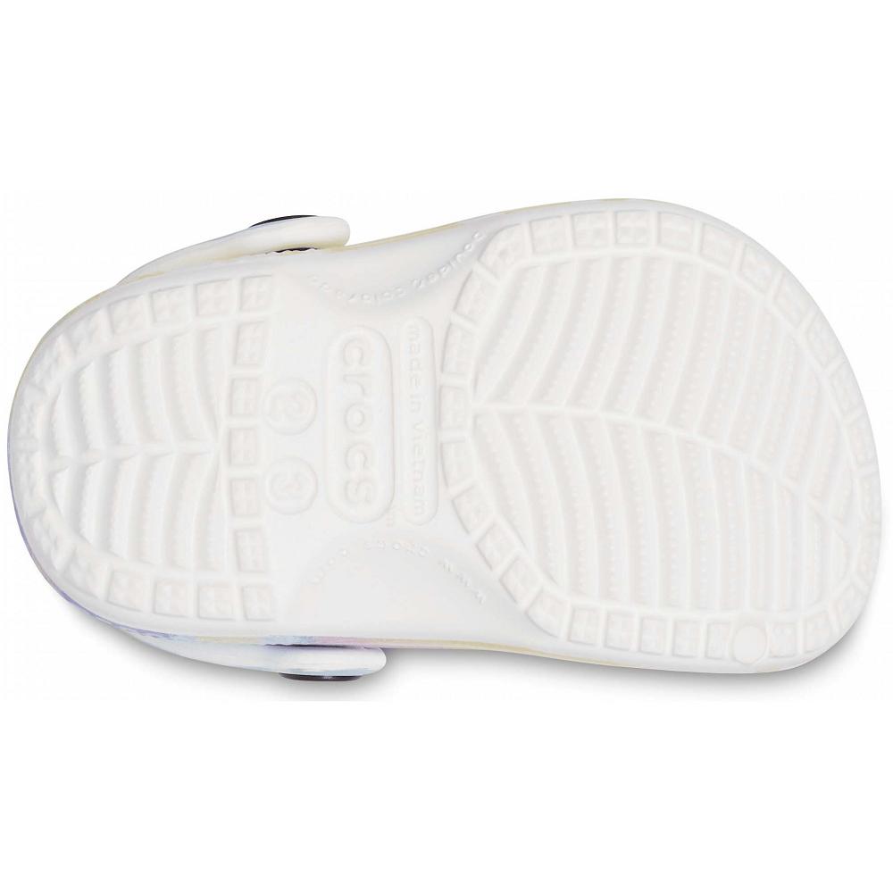 White / Multi Boys' Crocs Littles™ Graphic Clogs | NZ 1388PJJQ